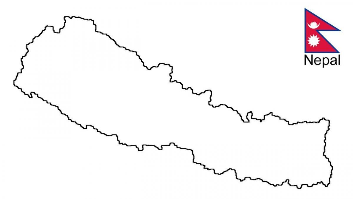 Mapa ng gumuhit ng isang nepal