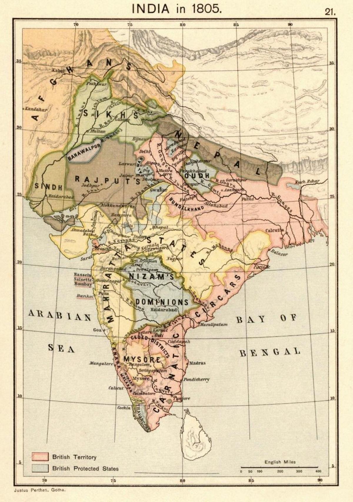 mapa ng nepal bago 1816