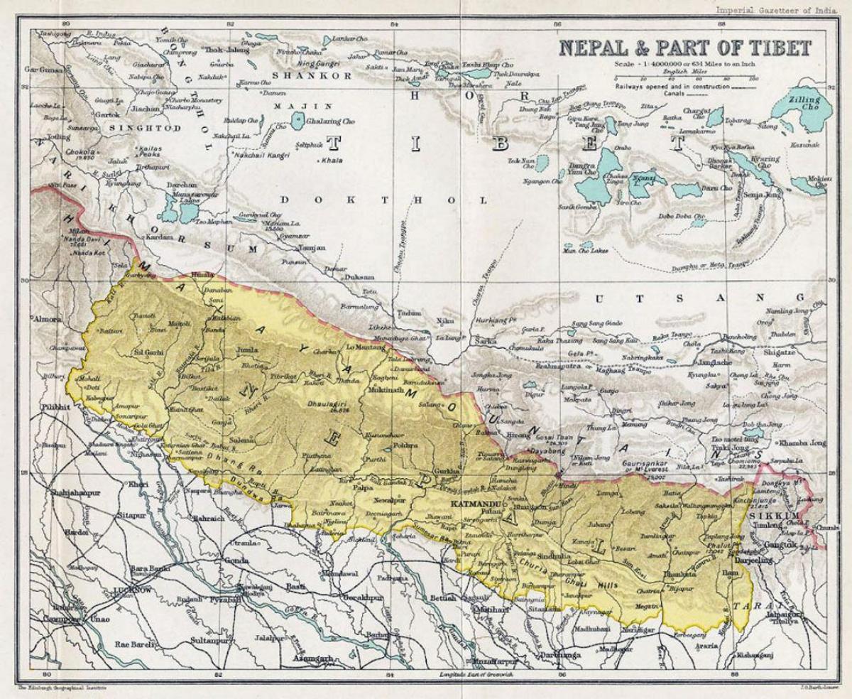 nepal mapa matanda