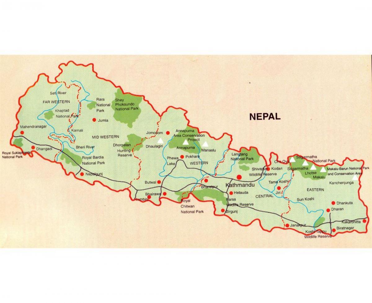 Mapa ng nepal tren butwal