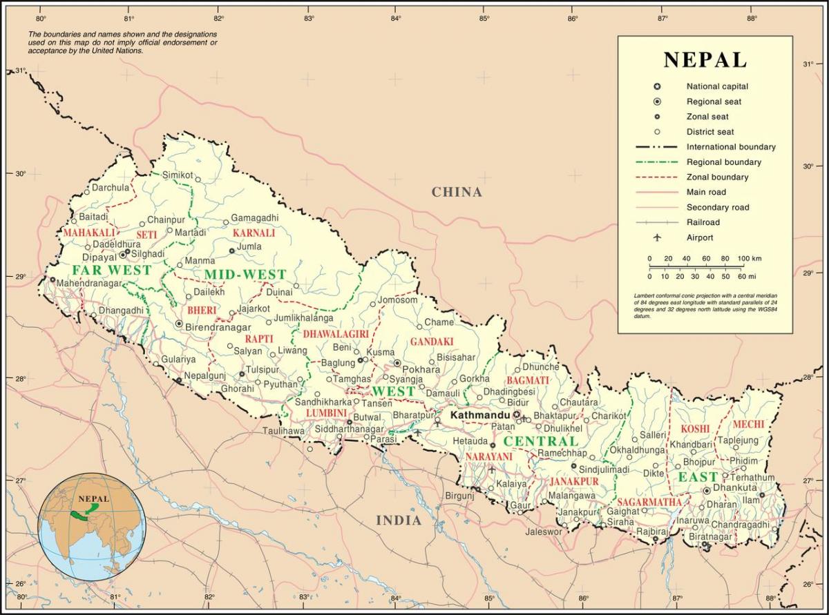 railway mapa ng nepal