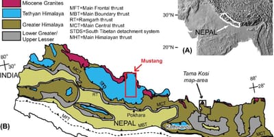 Mapa ng geological nepa