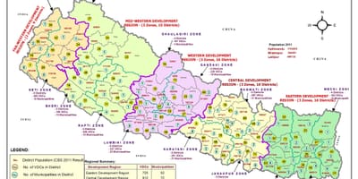 Mapa ng gis nepal