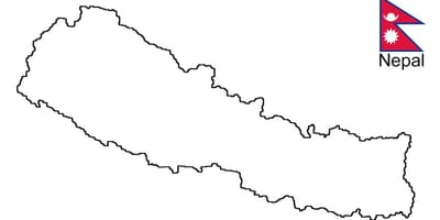 Mapa ng gumuhit ng isang nepal