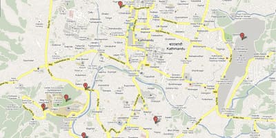 Mapa ng ktm nepal