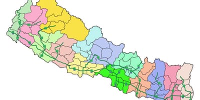 Mapa ng nepal sa mga pangunahing highway