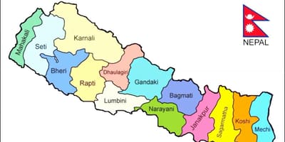 Mapa ng nepal larawan