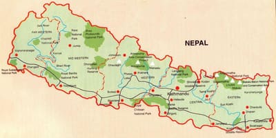 Mapa ng nepal tren butwal