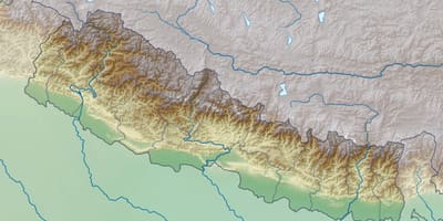 Mapa ng mga pisikal na mga nepal